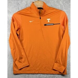 Nike Tennesse Voulunteers NCAA 1/4 Zip LS Pullover‎ Orange Team Issued Men's XL